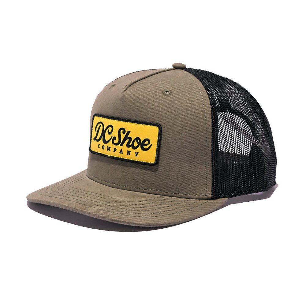 DC Trucker Hat Happy Hour Black & Olive Green New With Tags